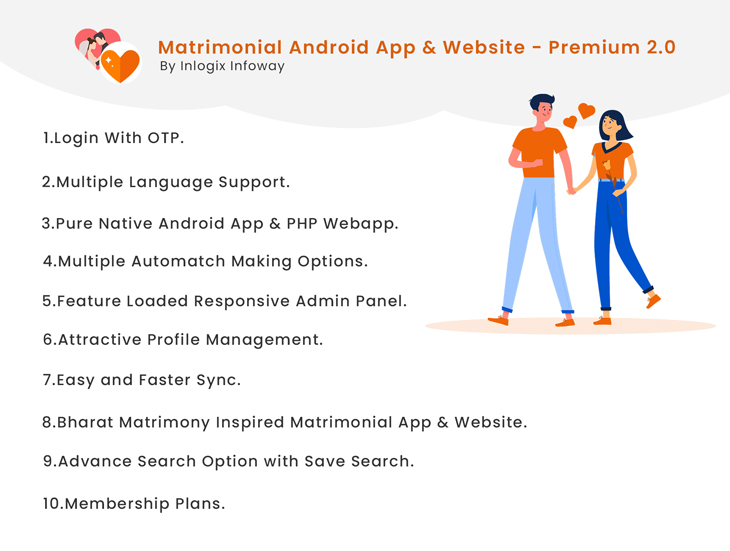 Matrimonial Android App Development - Matrimonial PHP Source Code - Premium 